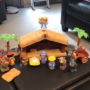 Little People Fisher Price Deluxe Christmas Story in original box